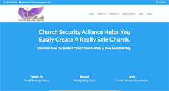 Desktop Screenshot of churchsecurityalliance.com
